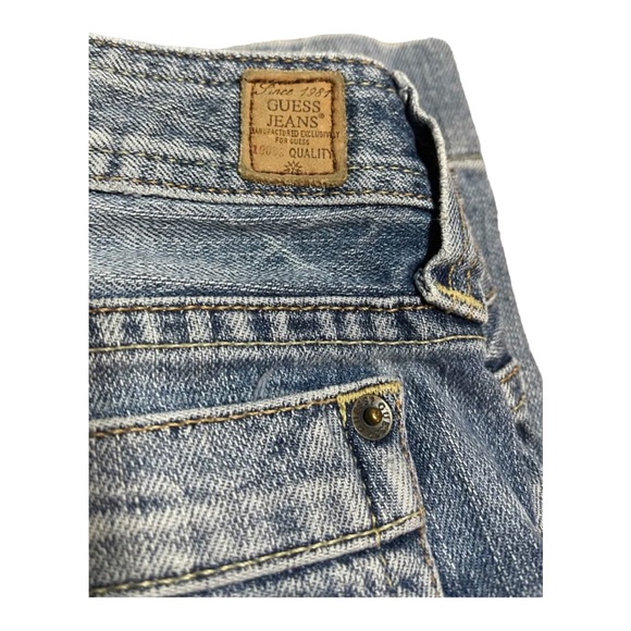 GUESS JEANS 81 STRETCH Denim Cuffed-Look Shorts Size 30 FREE SHIPPING! - Picture 5 of 5